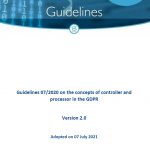 EDPB Guidelines 07 2020
